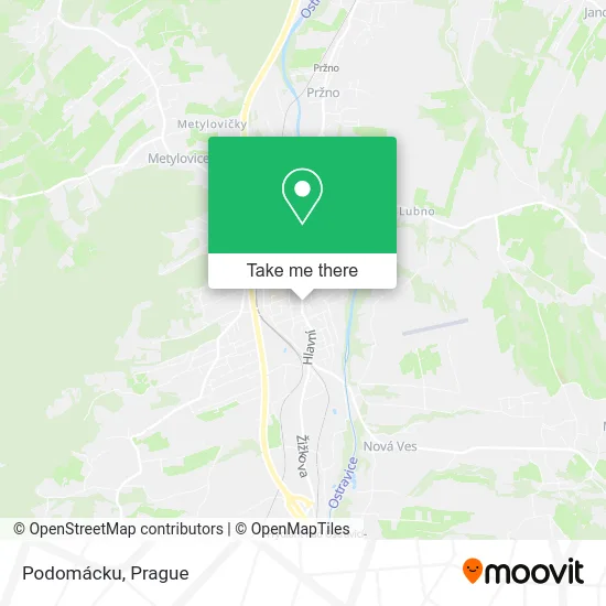 Карта Podomácku