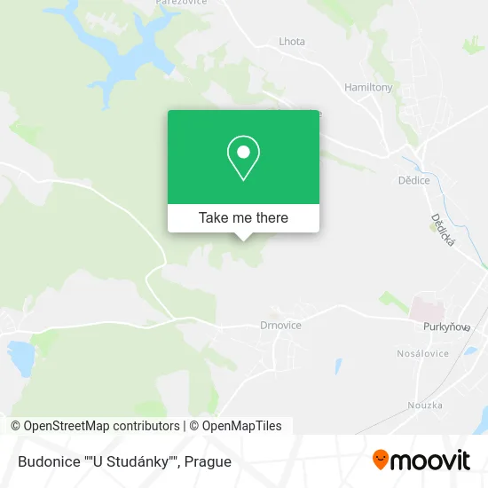 Карта Budonice ""U Studánky""