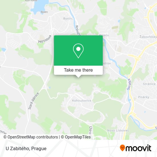 Карта U Zabitého