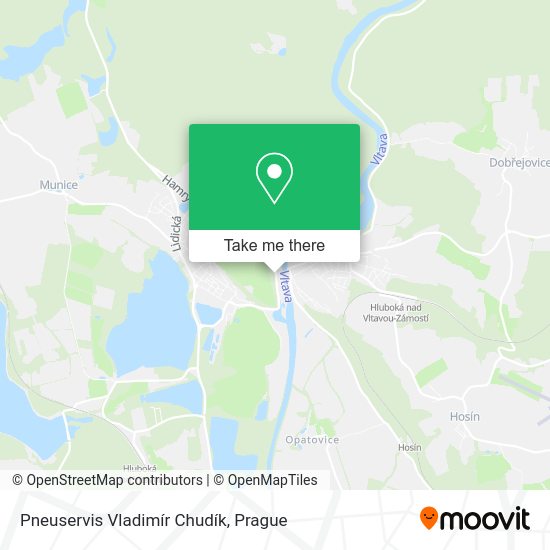 Pneuservis Vladimír Chudík map