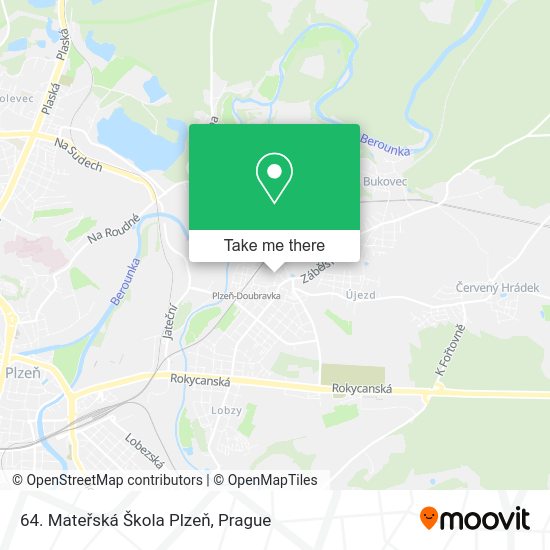 64. Mateřská Škola Plzeň map