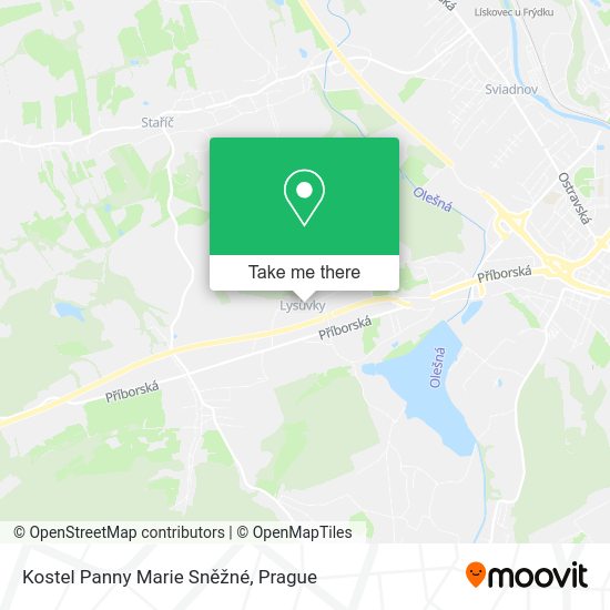 Kostel Panny Marie Sněžné map