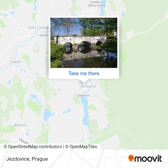 Карта Jezdovice