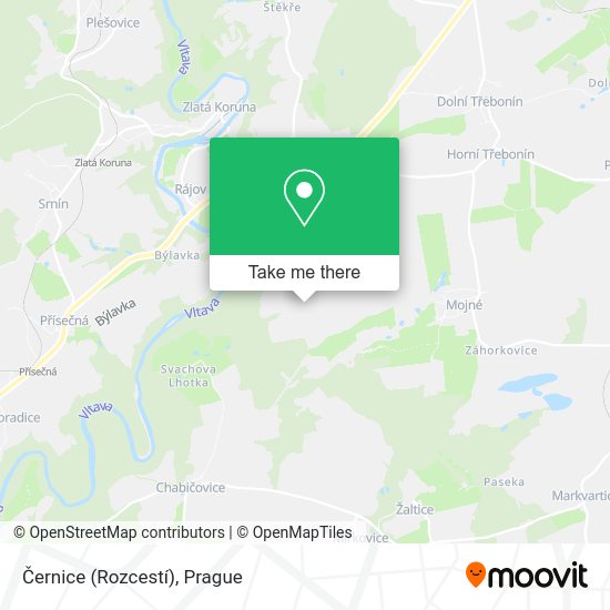 Černice (Rozcestí) map