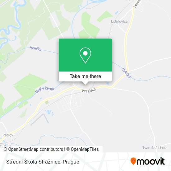 Střední Škola Strážnice map