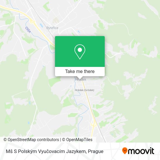 Mš S Polským Vyučovacím Jazykem map