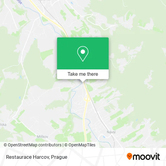 Карта Restaurace Harcov