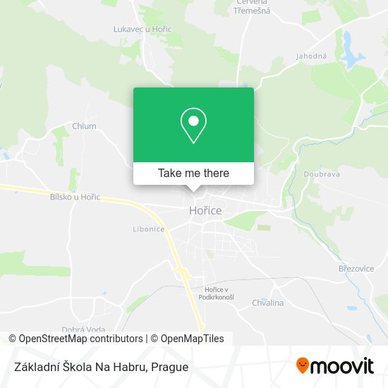 Základní Škola Na Habru map