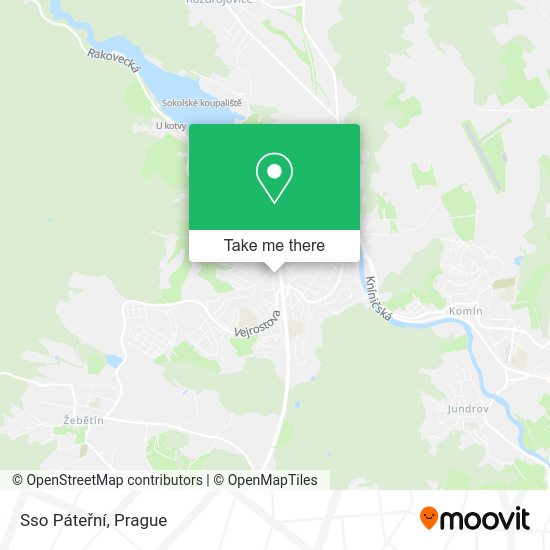 Sso Páteřní map