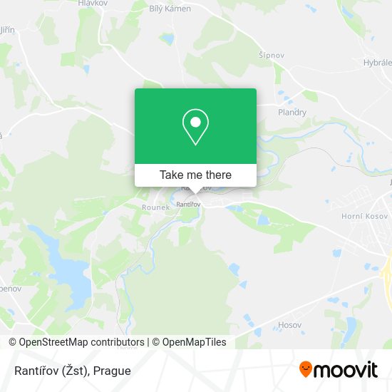 Rantířov (Žst) map