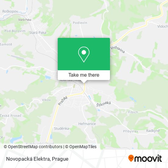 Карта Novopacká Elektra