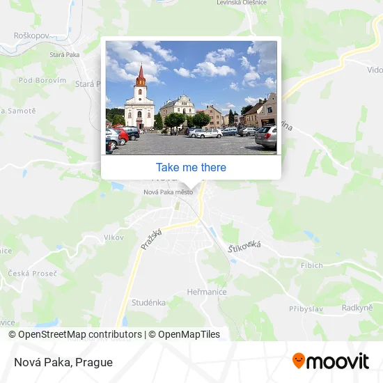 Карта Nová Paka