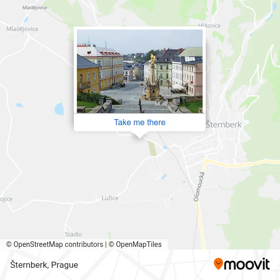 Карта Šternberk