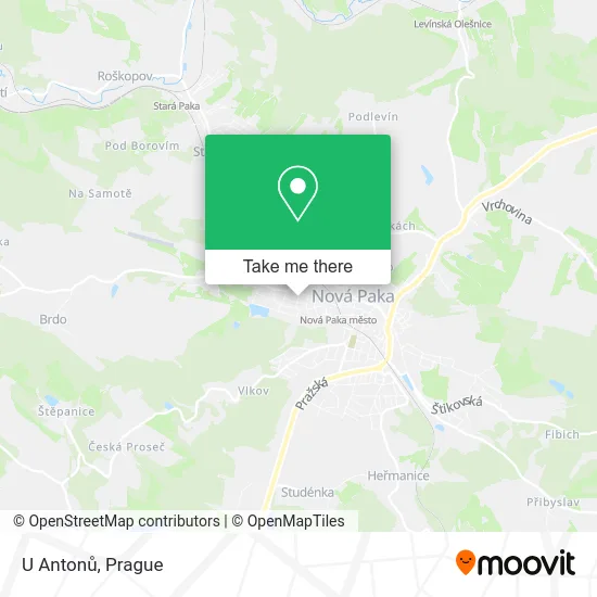 Карта U Antonů