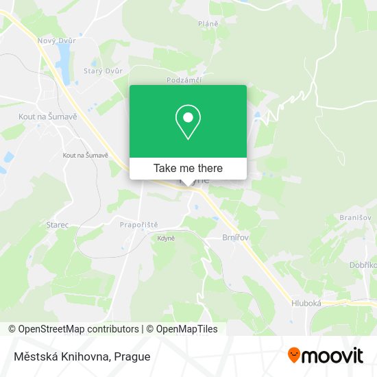 Městská Knihovna map