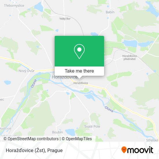 Horažďovice (Žst) map