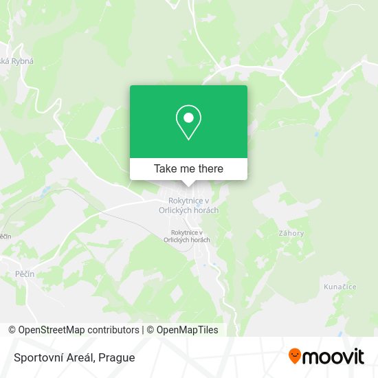 Sportovní Areál map