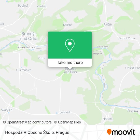 Hospoda V Obecné Škole map