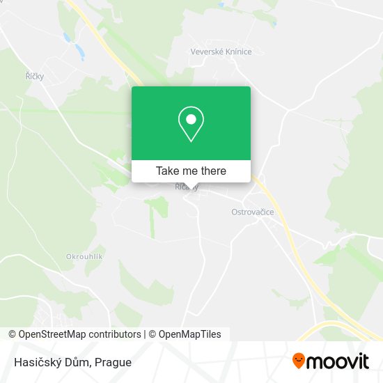 Hasičský Dům map