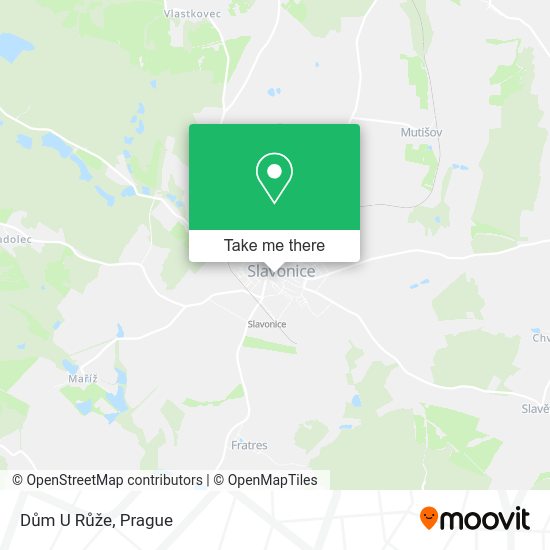 Dům U Růže map