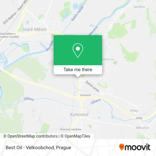 Карта Best Oil - Velkoobchod