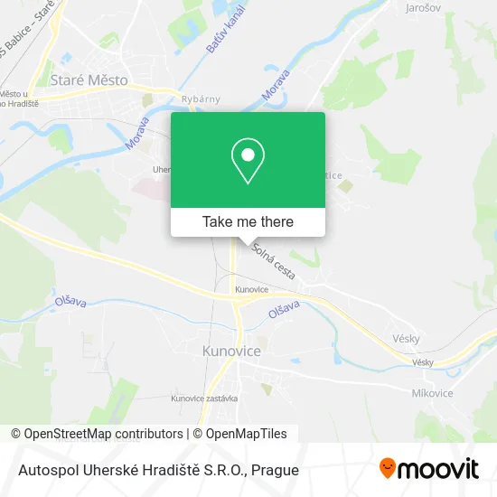 Карта Autospol Uherské Hradiště S.R.O.