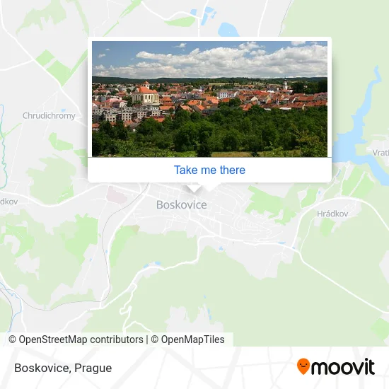 Карта Boskovice