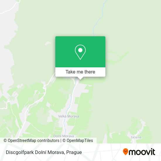 Discgolfpark Dolní Morava map