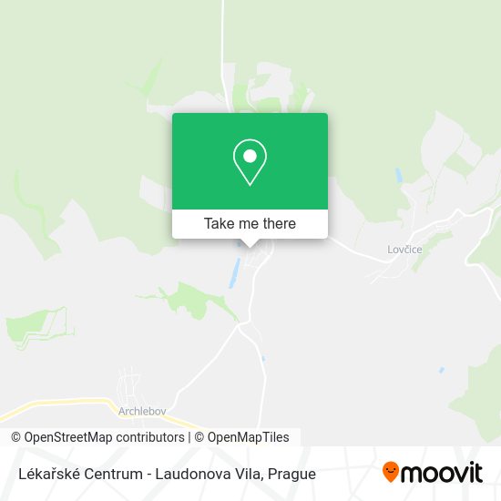 Lékařské Centrum - Laudonova Vila map
