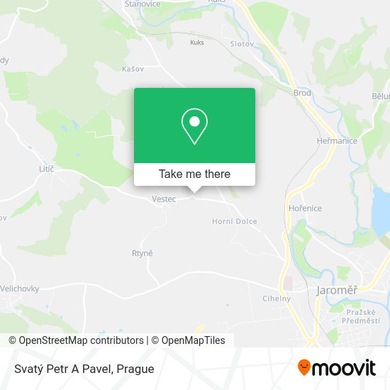 Svatý Petr A Pavel map