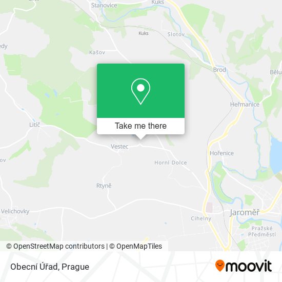 Obecní Úřad map