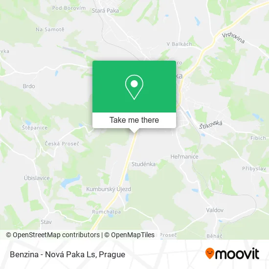 Карта Benzina - Nová Paka Ls