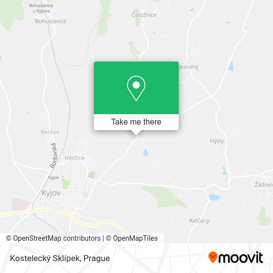 Kostelecký Sklípek map