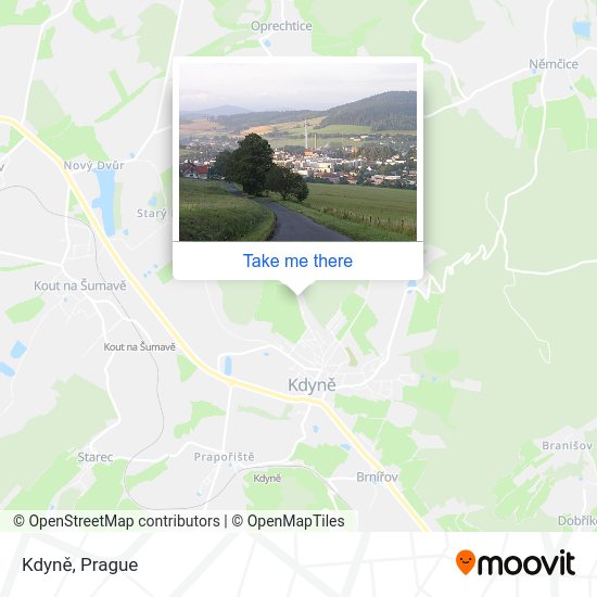 Карта Kdyně