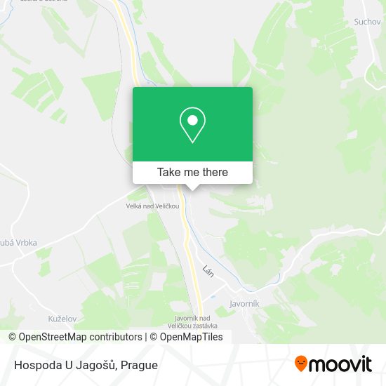 Hospoda U Jagošů map