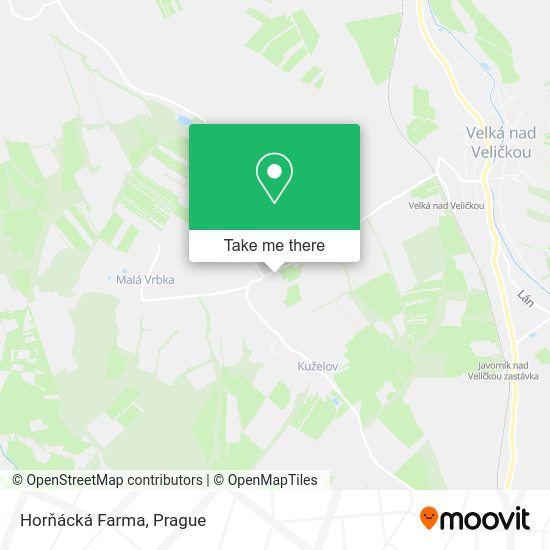 Horňácká Farma map