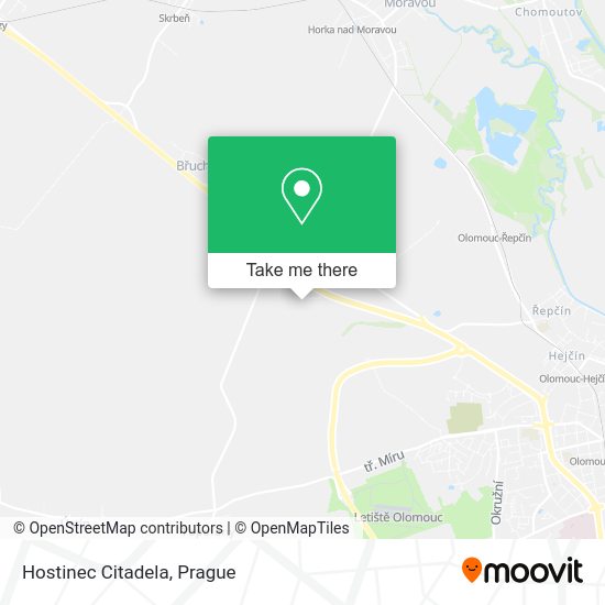 Hostinec Citadela map