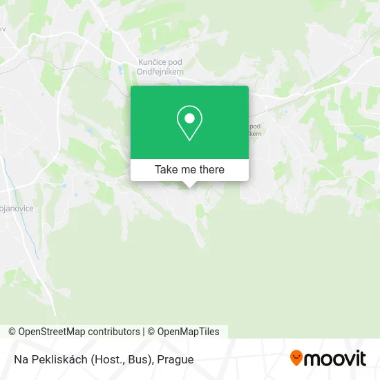 Карта Na Pekliskách (Host., Bus)