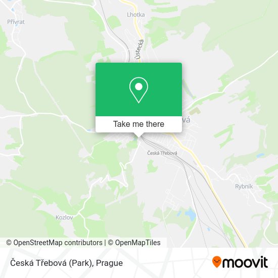 Česká Třebová (Park) map