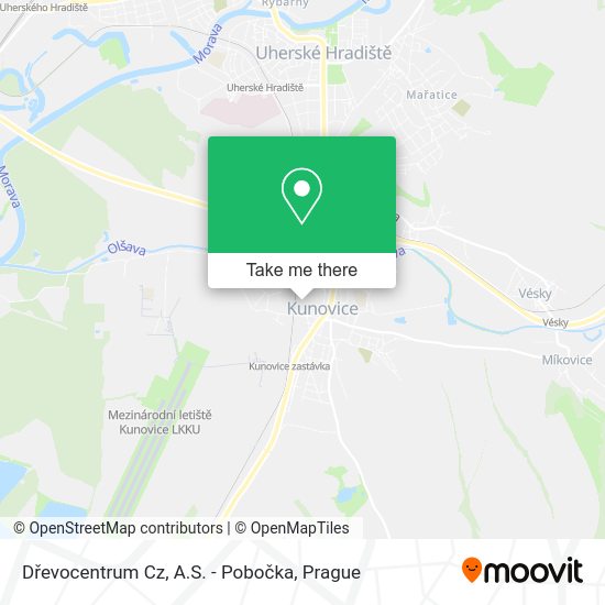 Dřevocentrum Cz, A.S. - Pobočka map