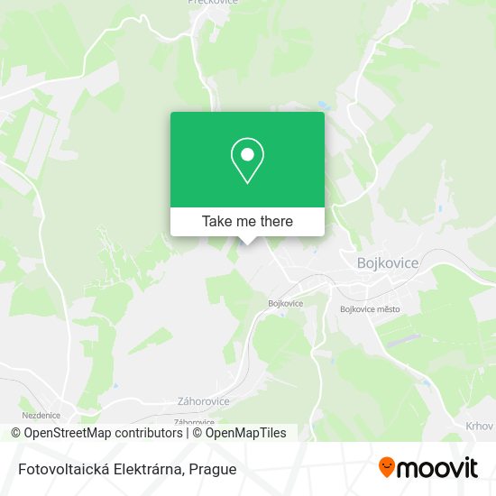 Карта Fotovoltaická Elektrárna