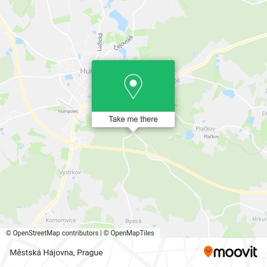 Městská Hájovna map