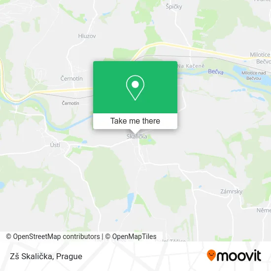Карта Zš Skalička