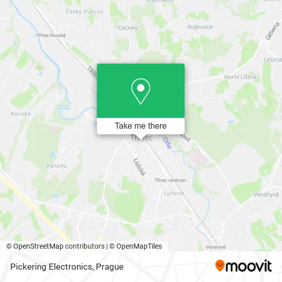 Pickering Electronics map
