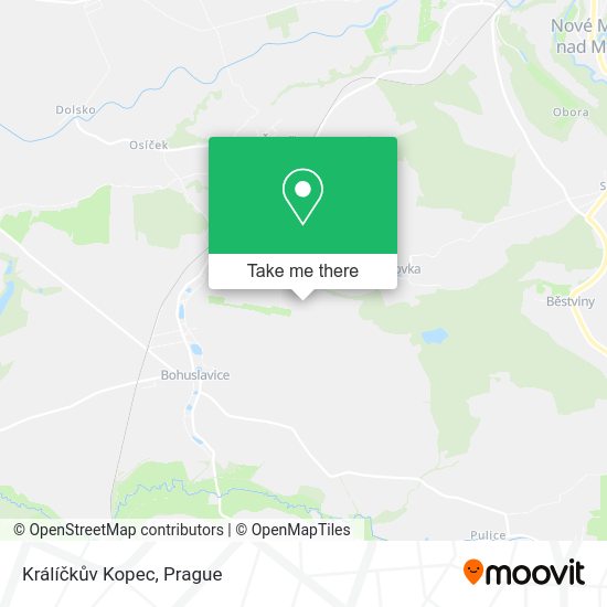 Králíčkův Kopec map