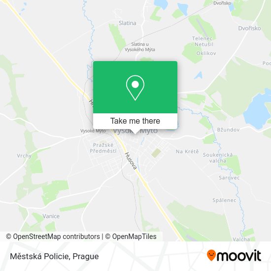 Městská Policie map