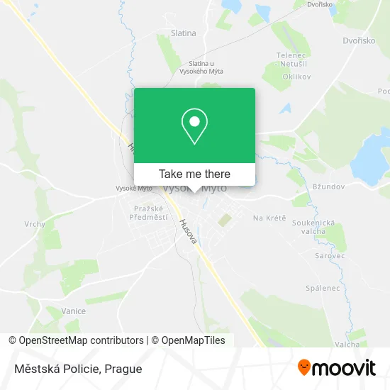 Карта Městská Policie