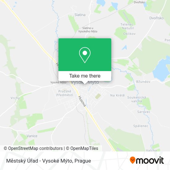 Městský Úřad - Vysoké Mýto map