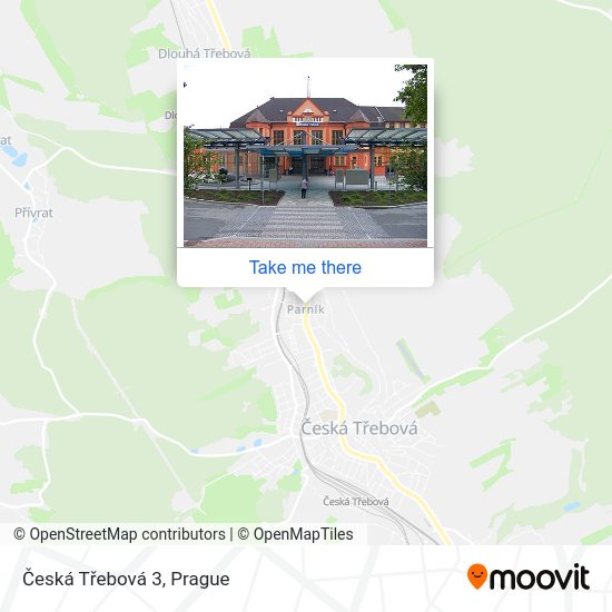 Карта Česká Třebová 3
