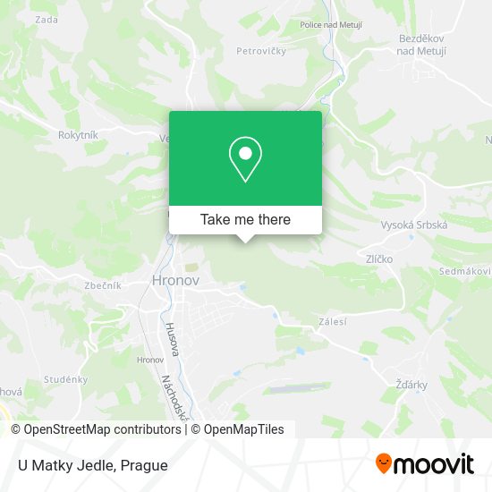 Карта U Matky Jedle